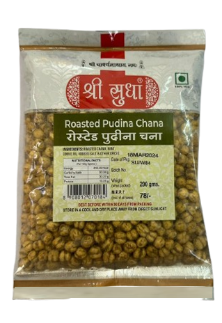 Roasted Pudina Chana