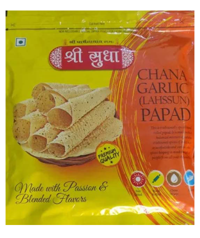 Marwadi Chana Lehsun Papad